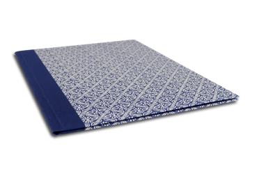 Blue folder A4 or A3 "Wastl", handmade, linen